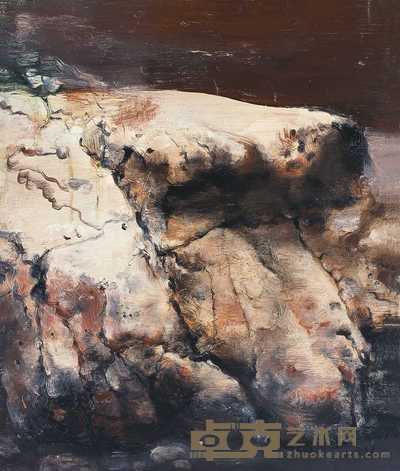 周春芽 1994年作 巴朗山石 73×61cm